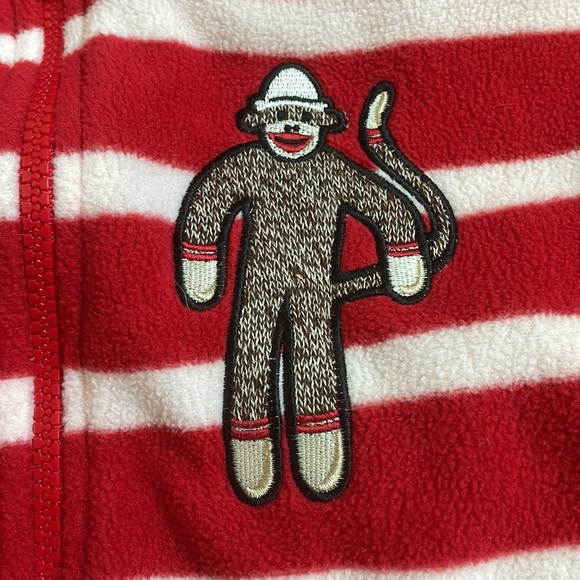 Nick & Nora Sock Monkey onesie - Picture 3 of 7